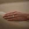 ‘Classic’ Solitaire Ring With Side Diamonds