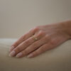 ‘Twin Bead’ Ring with Diamonds