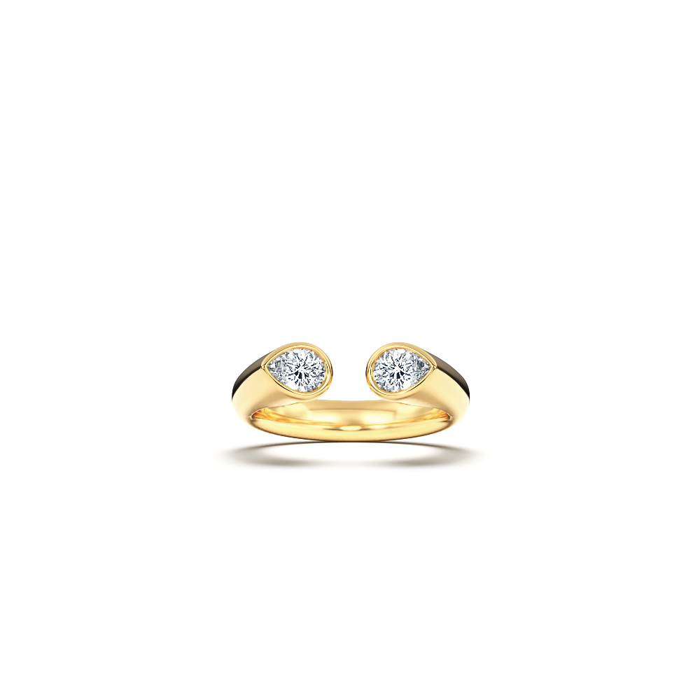 ring med diamanter, toi et moi ring, ring with diamonds