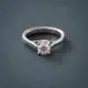 diamond solitaire ring, solitärring med diamant, förlovningsring, archive sale